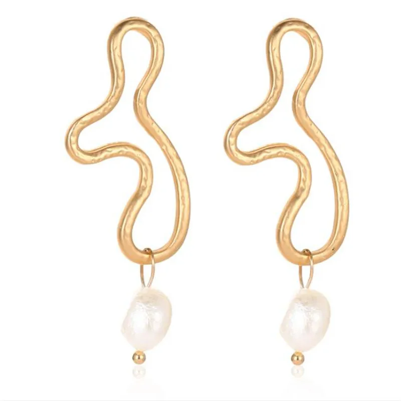 2019 новые модные жемчужные серьги-Крючки для ушей крошечные циркониевые