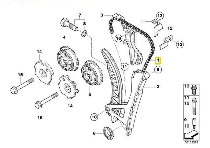 Bmw e46 n42 положение распредвала