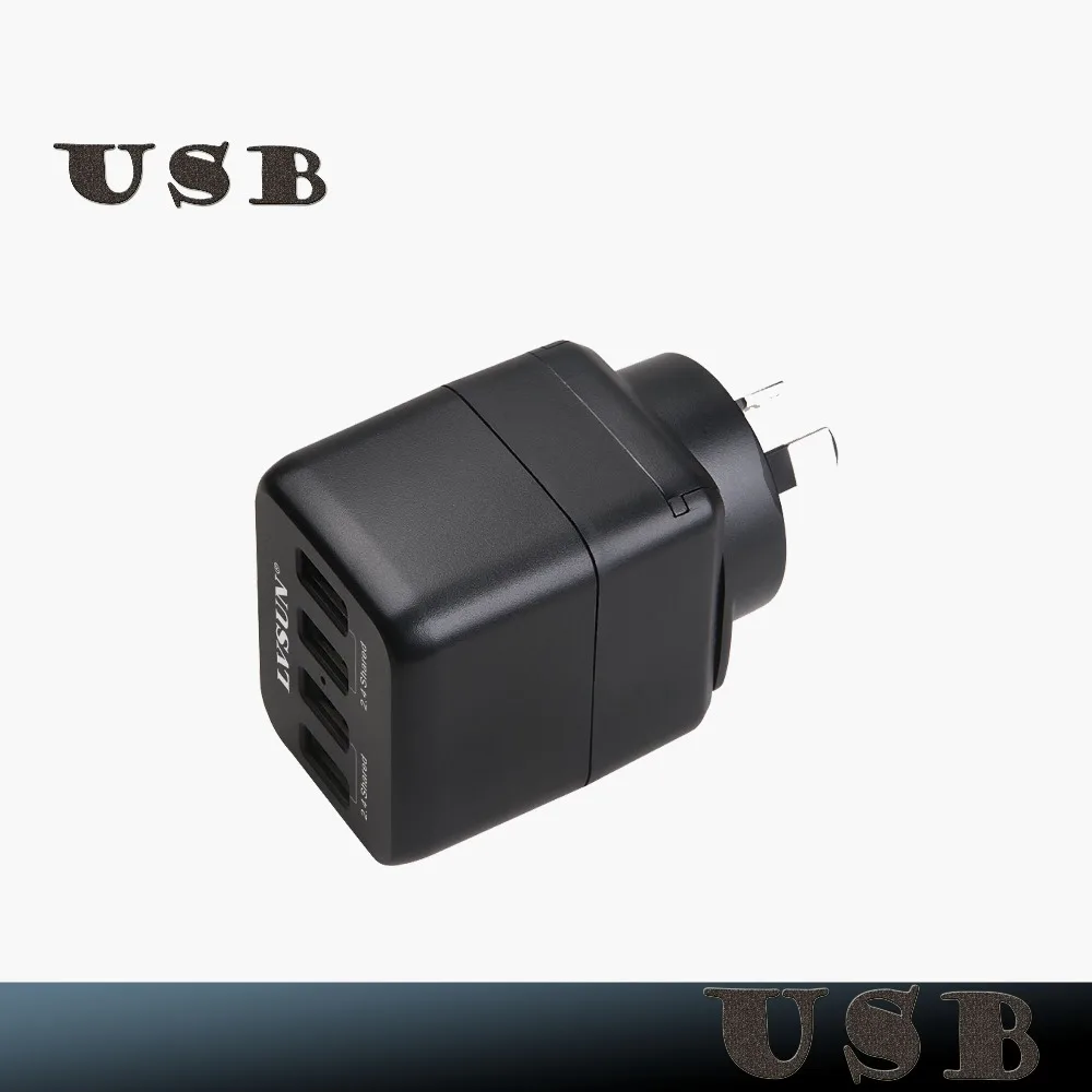 24 Вт 4 8 А порта 5 В 2 настенное дорожное быстрое USB зарядное устройство для iPad iPhone 7 6