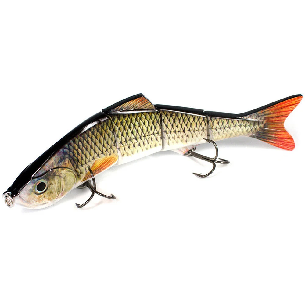 25cm 135g New Artificial Bait Big Fishing Lure 4 Segment sinking Swimbait Crankbait Hard Slow Game Fish | Спорт и развлечения