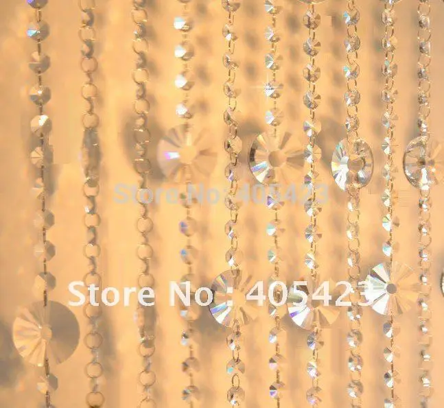 10 м/лот свадебные украшения для дома вход солнечный цветок хрустальный занавес