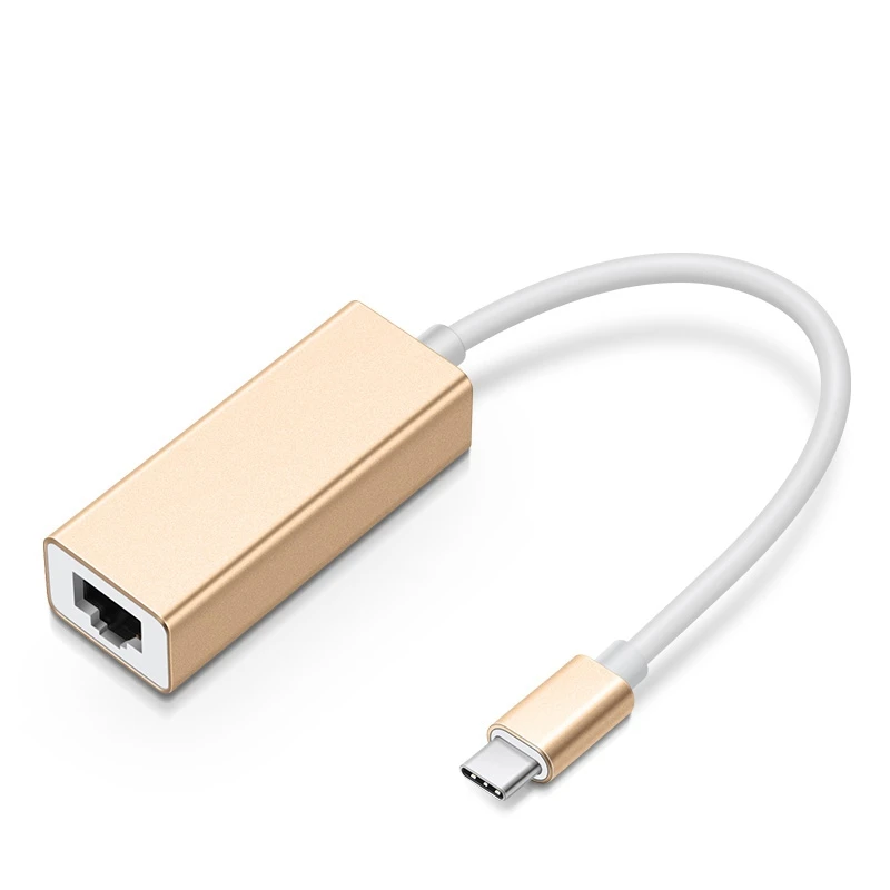 Тип C Ethernet адаптер USB 2 0 к RJ45 Lan сетевой карты проводной конвертер для