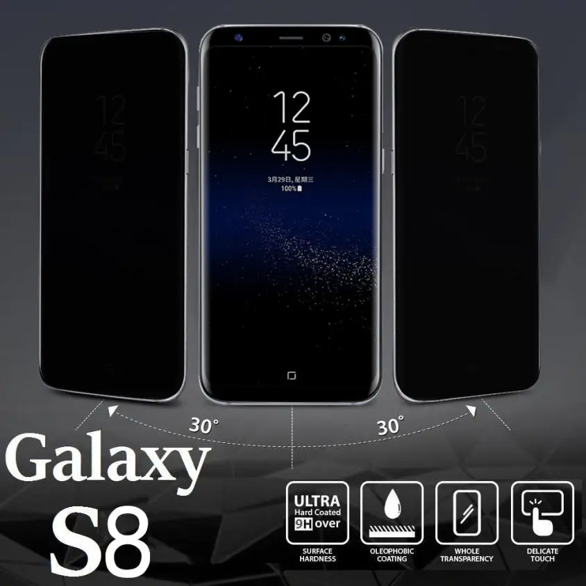 100 шт./лот антишпионская защита конфиденциальности из настоящего закаленного