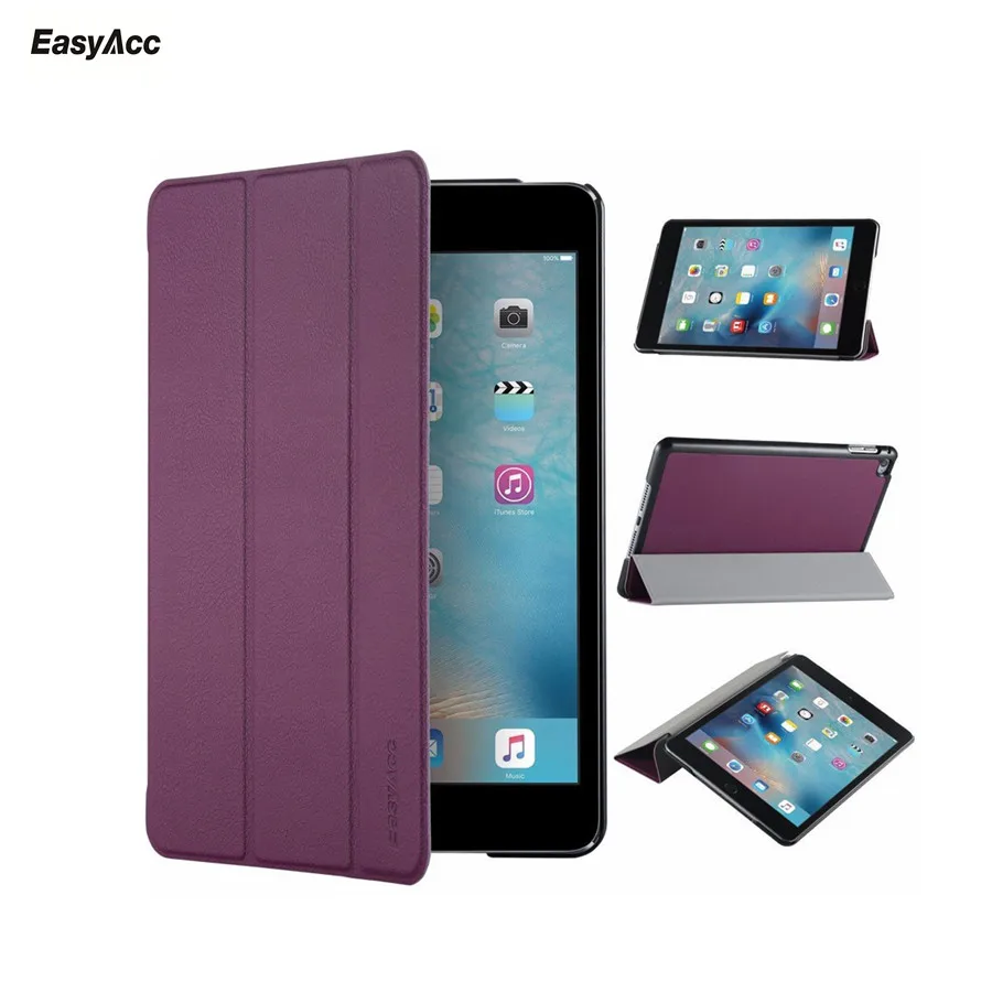 Чехол Easyacc для iPad Mini 4 Тонкий Магнитный кожаный чехол с автоматическим