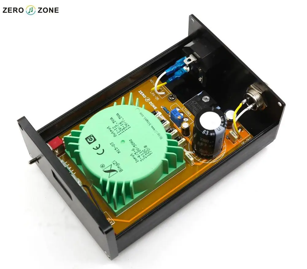 ZEROZONE 15 Вт LPS Hi-Fi Линейный источник питания для наушников DAC внешний регулятор питания с дисплеем DC5V/DC8V/DC9V/DC12V