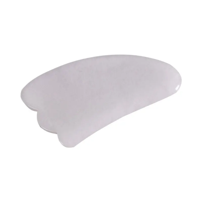 Белый нефрит Gua Sha доска для ухода за кожей лица 100% натуральные лечебные камни GuaSha