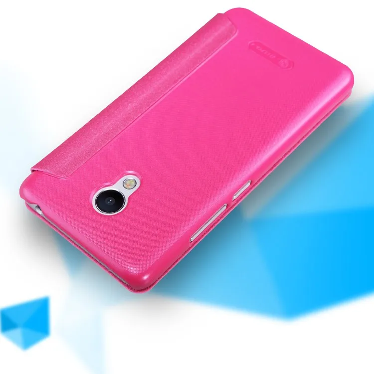 Чехол для Meizu M3s NILLKIN блестящий кожаный флип чехол Роскошный бренд кожаный флип чехол для Meizu M3s крышка чехол