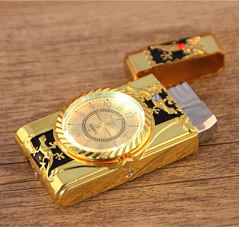 Творческий Многофункциональным Металлический Ветрозащитный Часы Сияющий