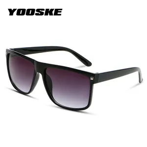 YOOSKE Vintage Oversized Sunglasses Women Brand Designer Big Frame Sunglass Men Retro Large Size Eye in India