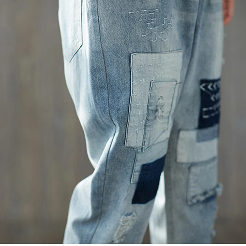 Женские Капри джинсы бойфренды для женщин новинка 2019 модные летние свободные