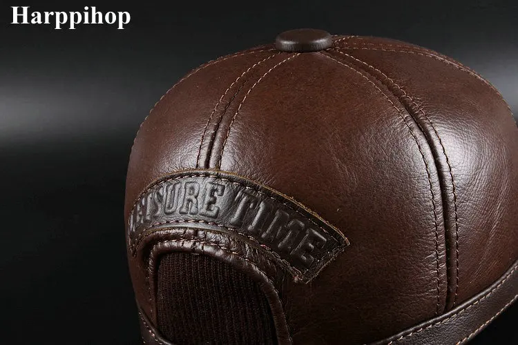 Мех harppihop для осени и зимы новый продукт рекомендуется мужской кожаной шапки