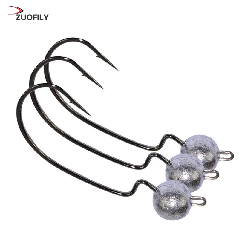 Рыболовный крючок ZUOFILY 5 шт./лот с крючком головкой 3. Приблизительная яркость 7 г