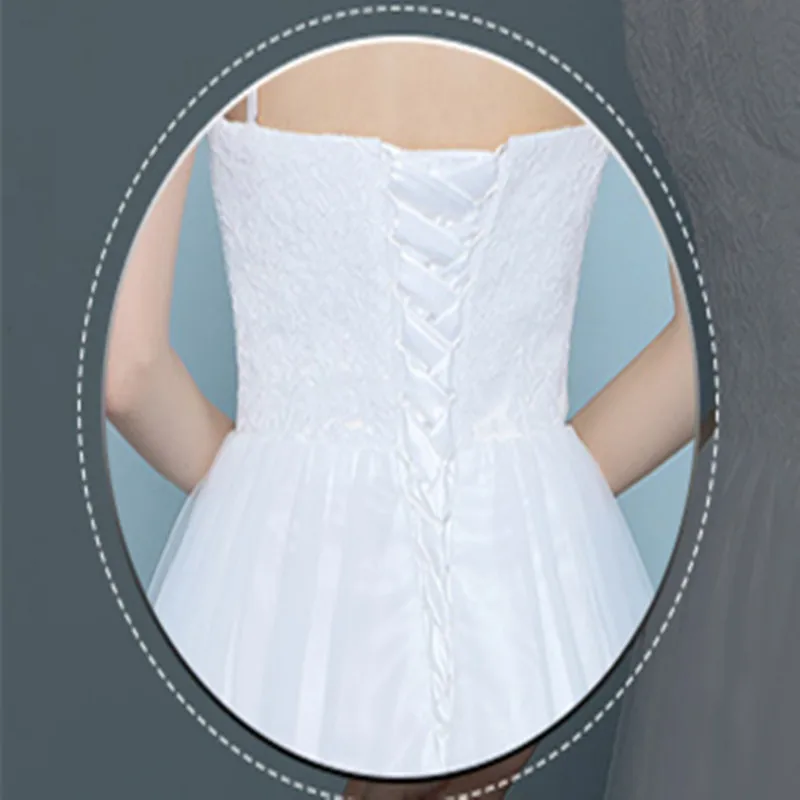New Simple White Wedding Dress Spaghetti Straps Sweetheart Sleeveless Gowns A Line Beach Bridal Dresses Vestido De Novia | Свадьбы и