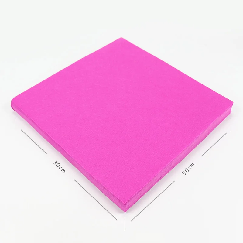 30X30CM чистый пурпурный цвет рукоделие ткани нетканые 1 мм войлочная ткань DIY