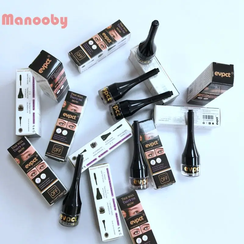 Manooby хит продаж наращивание бровей оттенок гель щетка для волос макияж
