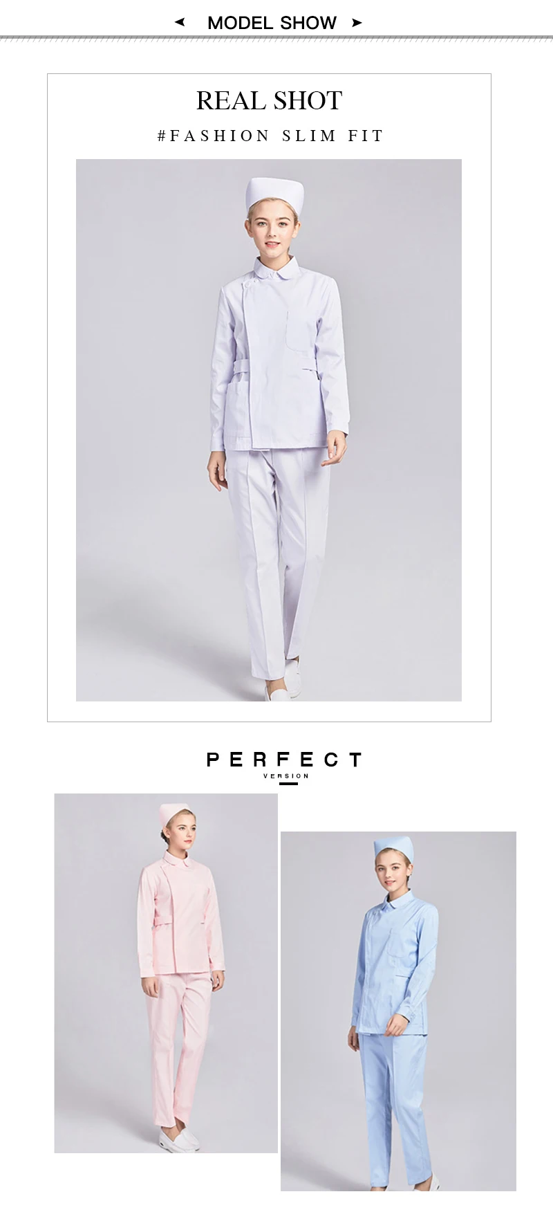Женская медицинская хирургическая форма для медсестры, больничные костюмы, одежда для медсестер, униформа для салона красоты, Женское пальто с длинным рукавом+ штаны