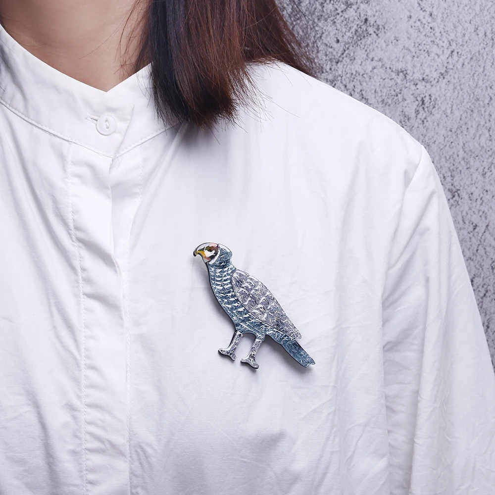 Брошь ручной работы с акриловыми блестками женская шпилька из ацетатного