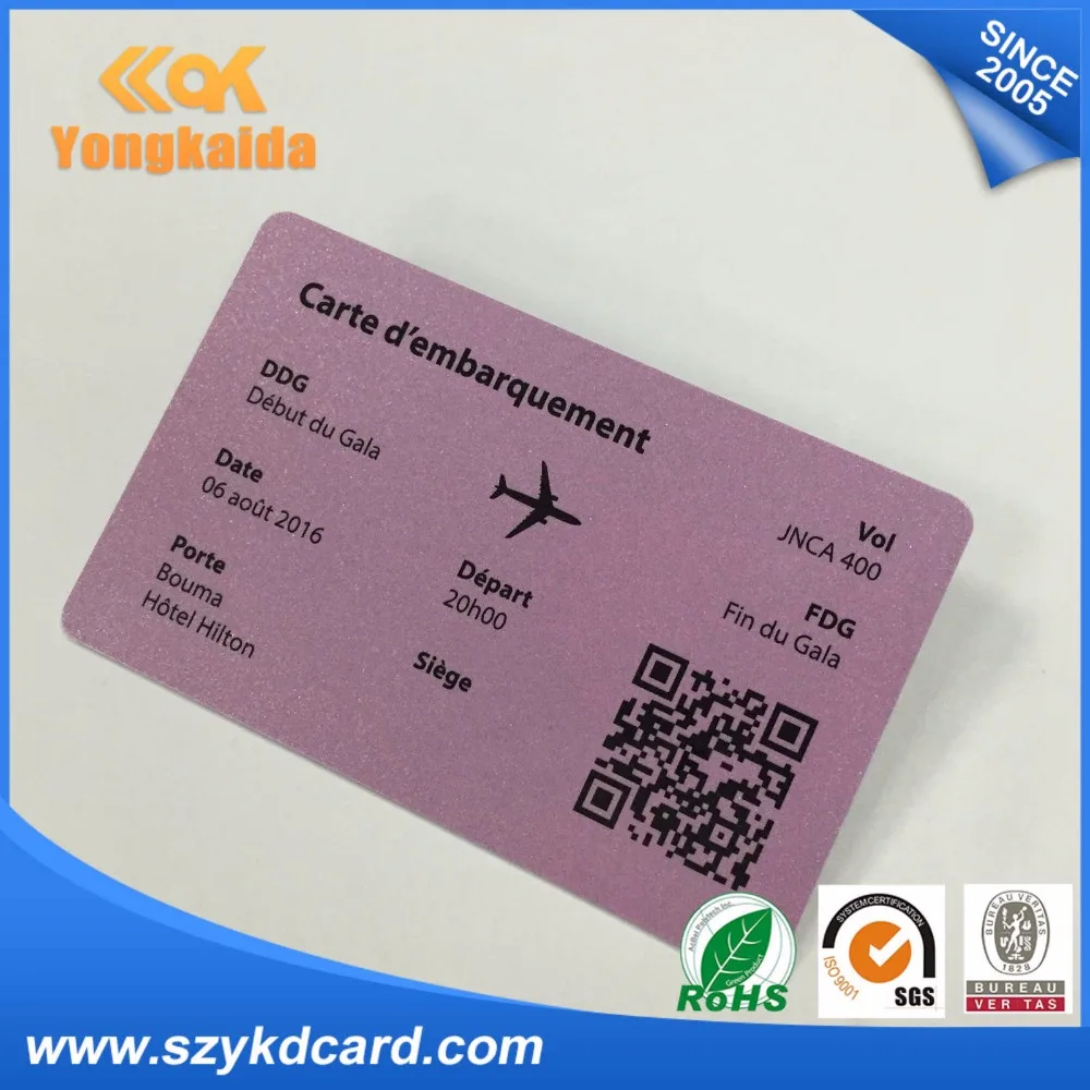 Yongkaida 1000 шт. ISO 14443A заводская цена fudan M1 13 56 МГц RFID смарт-карта из ПВХ под заказ