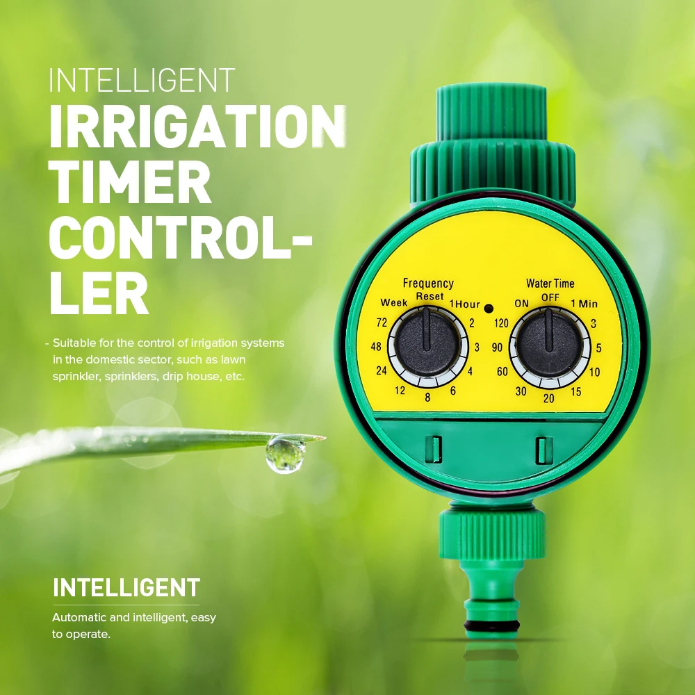 

Automatic Intelligent Electronic LCD Water Timer Rubber Gasket Gesign Solenoid Valve Irrigation Sprinkler Controller Hot Selling