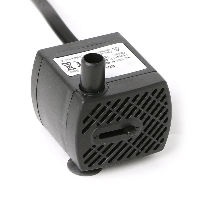 AC 110V/220-240V 2W погружной водяной насос аквариумный фонтан Пруд US/UK/EU вилка LSɽ