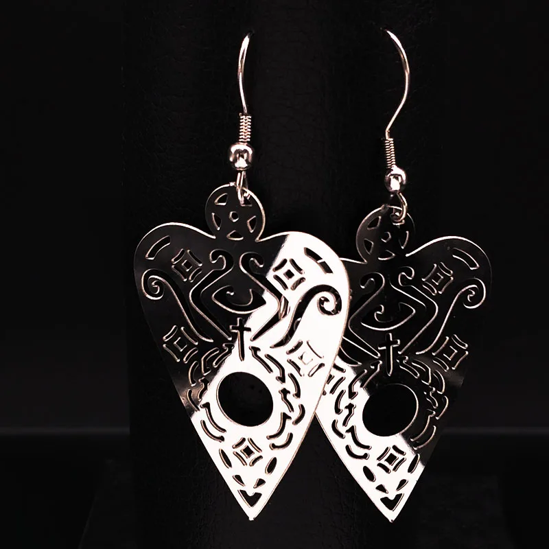 Женские длинные серьги сглаза Серебристые из нержавеющей стали в богемном стиле