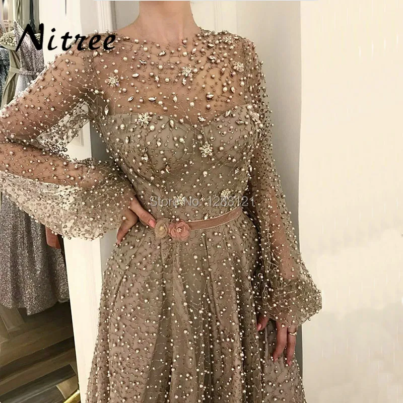 Африканские Сплит бисерные вечерние платья Турецкий Арабский Aibye элегантный