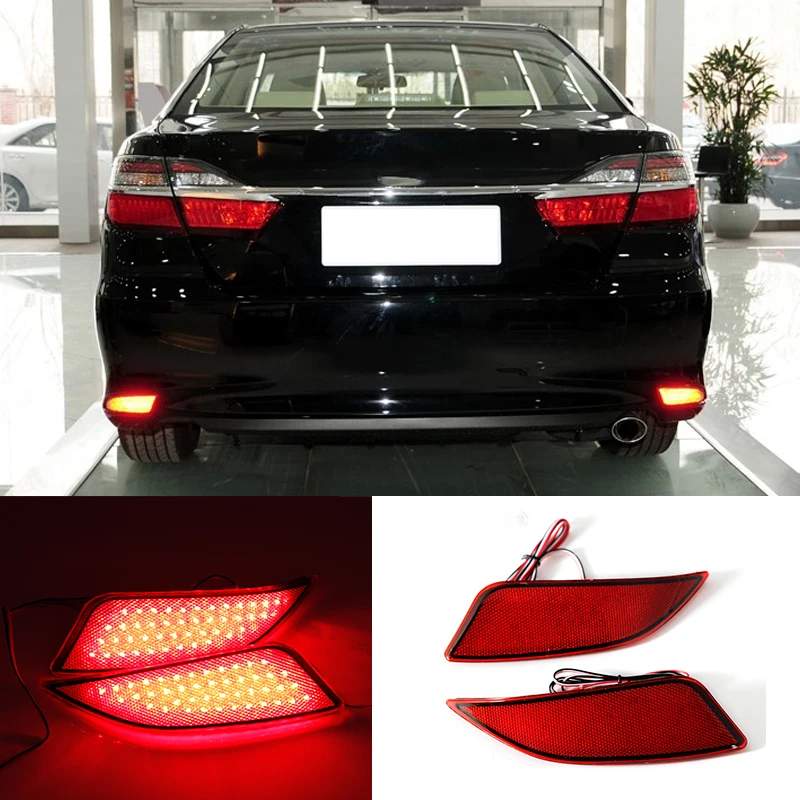 OKEEN 2 шт. светодиодный задний бампер отражатель светильник для Toyota Camry 2015 2016 хвост