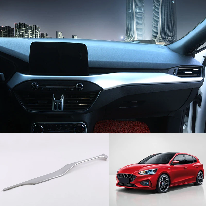 LHD! Для Ford Focus 2019-2021 Передняя средняя консоль панель приборной панели полоса