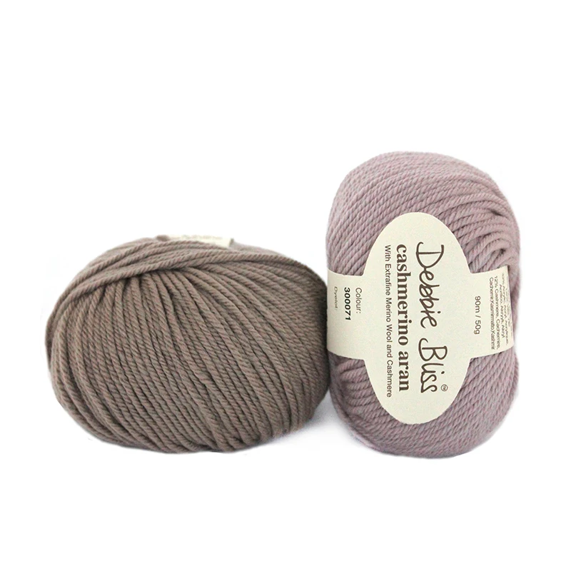 1*50 г шариковая пряжа Debbie Bliss Cashmerino Aran из шерсти импортная ручного вязания вязаная