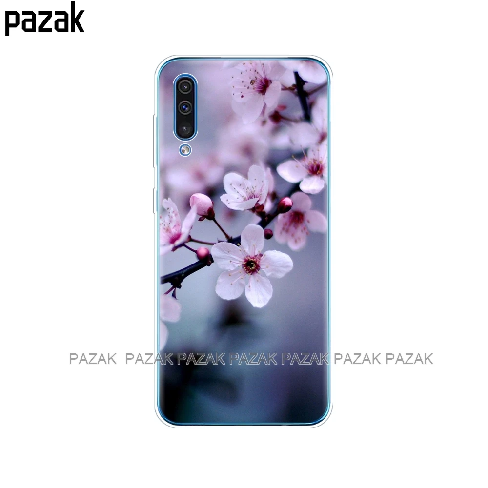 61346 Чехол для Samsung Galaxy A50, силиконовая прозрачная задняя крышка, чехол для телефона Samsung A50 A505 A505F, SM-A505F, мягкий чехол 6,4, чехол, бампер - Цвет: 61346