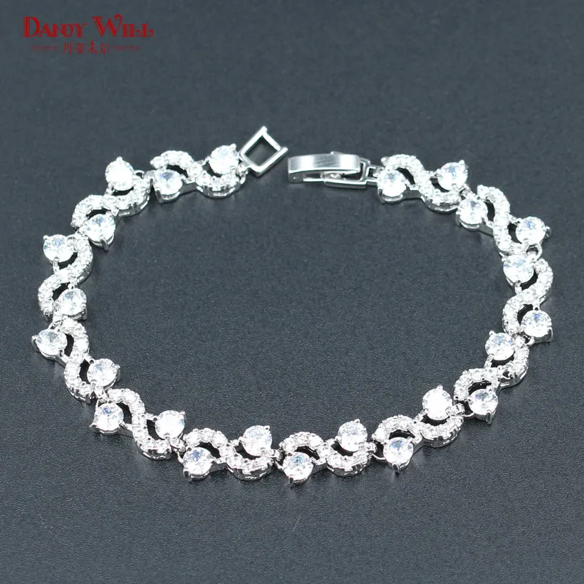 Серебро 925 ювелирные изделия белый жемчуг Свадебные Ювелирные наборы для женщин