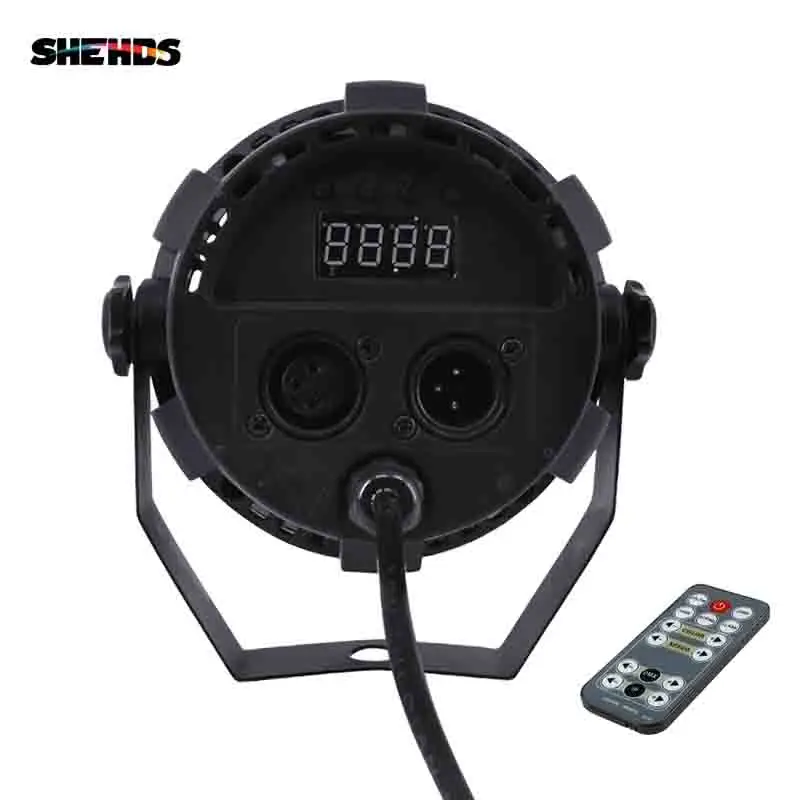 Плоский светодиодный прожектор SHEHDS с дистанционным управлением DMX512 12x3 Вт | Лампы