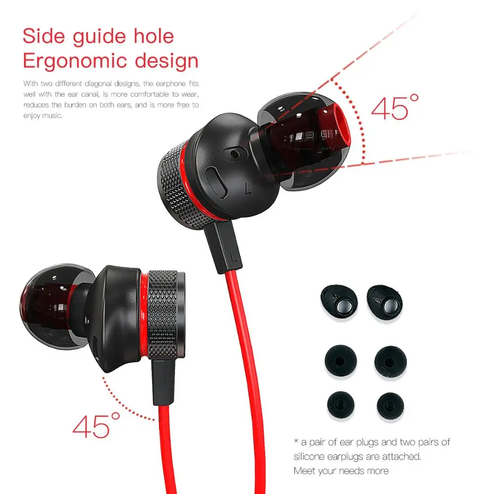 Наушники вкладыши PLEXTONE G15 проводные 3 5 мм Hi Fi для телефонов Xiaomi Huawei PS4 ПК|Наушники и