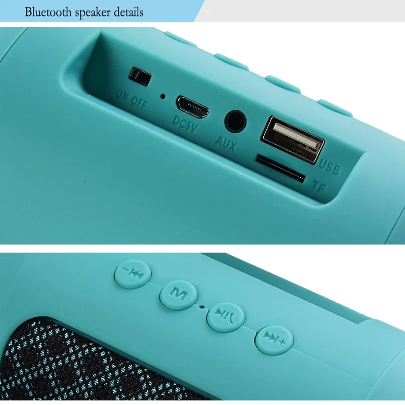 Мини портативные беспроводные колонки бас стерео Bluetooth Колонка сабвуфер