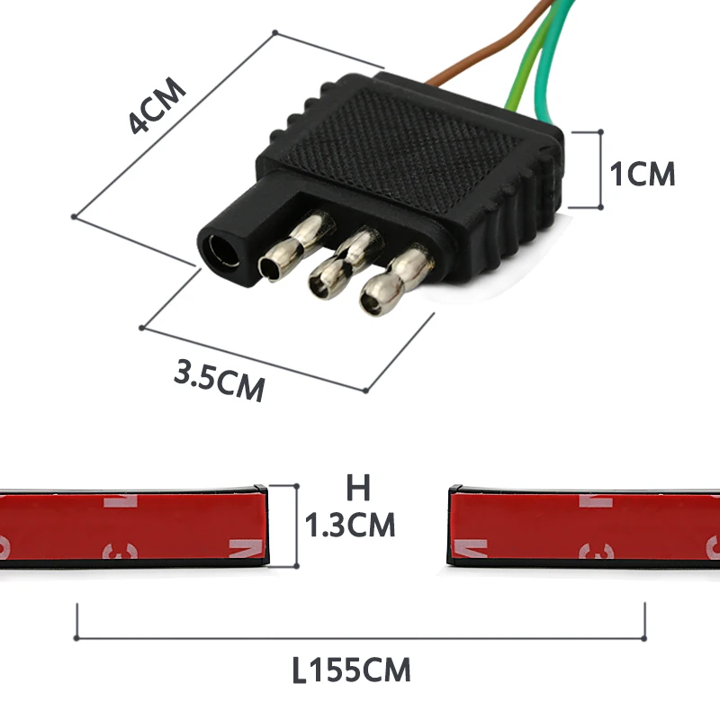 Светодиодная лента для задних ворот светильник фсветильник тормозов указателей
