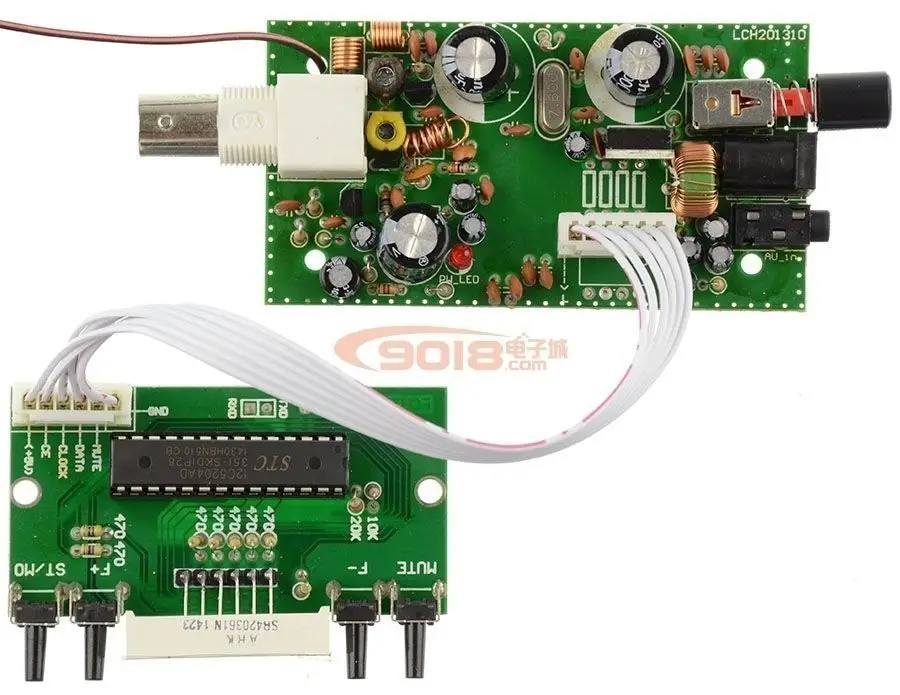 DC 5V 12V BH1415F FM радио PLL стерео передатчик Модуль 88-108MHz цифровой светодиодный фазовая