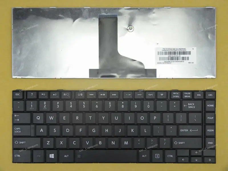 Новая английская клавиатура для ноутбука Toshiba Satellite L840 L845 L840D L845D черного цвета|for