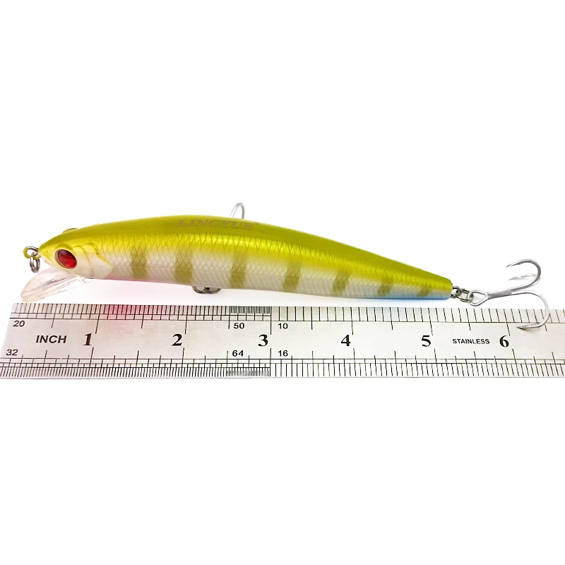 5.31'' Minnow Fishing Lure Artificial Professional Hard Bait Crap Hook Tackle 3D Eyes Crankbait Wobblers 13.5cm 26.86g | Спорт и