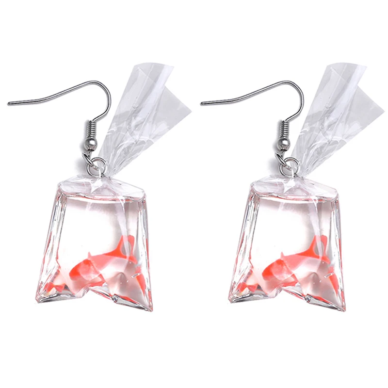 Ear Hook (Red) Карповые узоры, золотые рыбки, серьги-Крючки и клипсы для ушей, без отверстия для ушей, Женские Ювелирные изделия, Золотые рыбки, клипсы - Окраска металла: Ear Hook (Red)