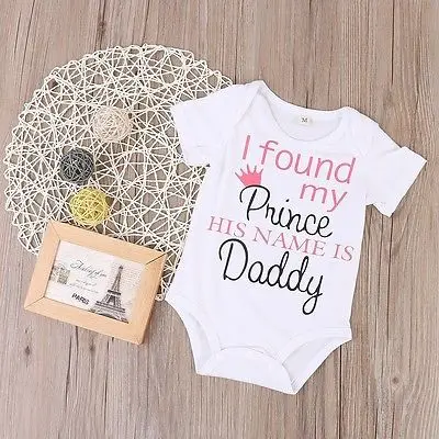 Милый хлопковый комбинезон для маленьких девочек боди Новорождённые дети с