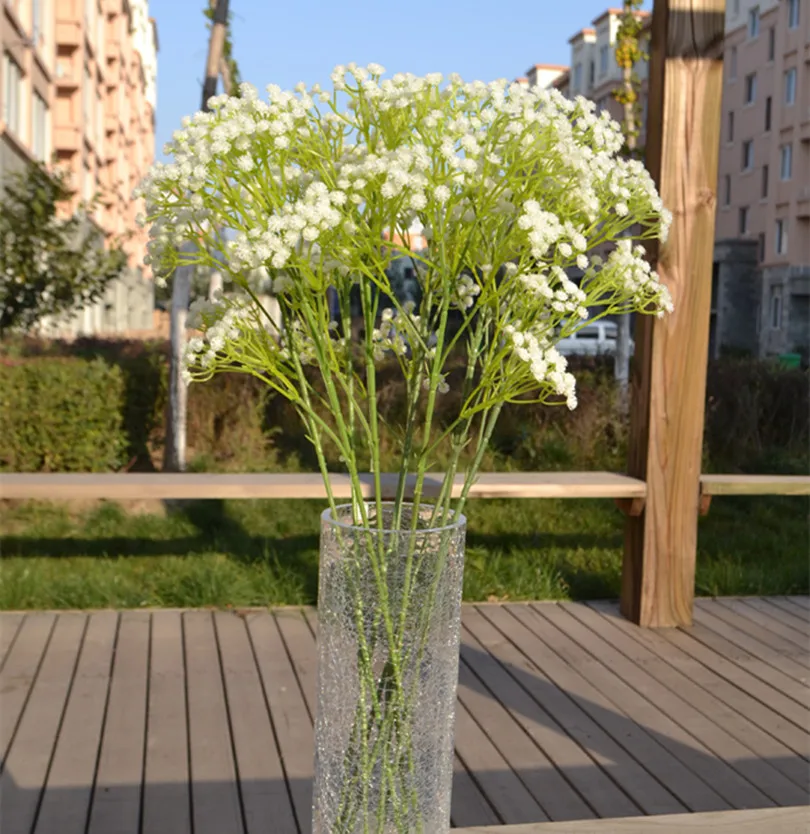 Пластиковый крем Babybreath 10p/фиолетовый 60 см искусственный цветок Babysbreath Звездный
