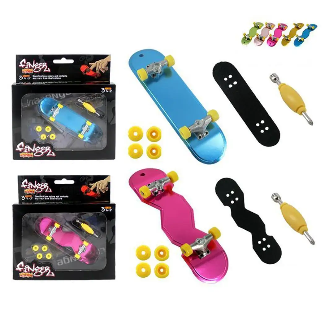 Детская игрушка для скейтборда из сплава мини моделирование скейтборд на палец 3
