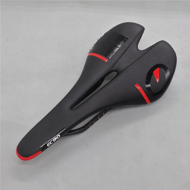 Black-s EC90 Велосипедное Седло дорожный велосипед сиденье Подушка для велосипеда горного велосипеда, углеродный след дизайнерское велосипедное седло для горного велосипеда карбоновое седло - Цвет: Black-s