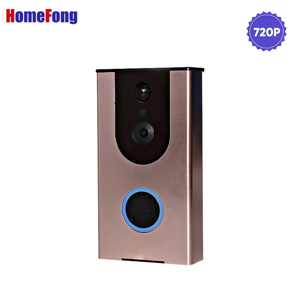 Homefong HD Кольцо телефон видео домофон двойной способ говорить 720 P беспроводной