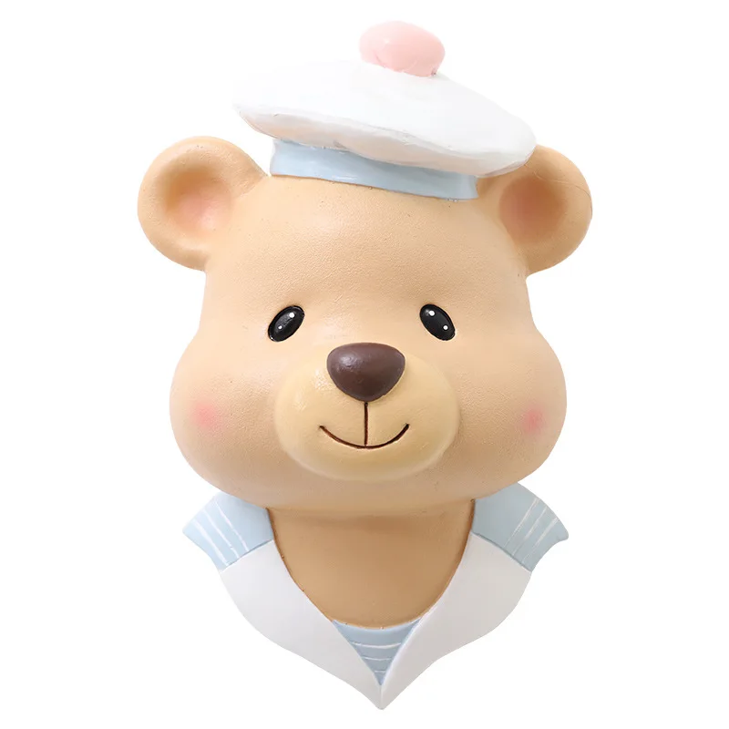 Настенные 3d наклейки для детской комнаты спальни лося медведя кролика|Статуи и