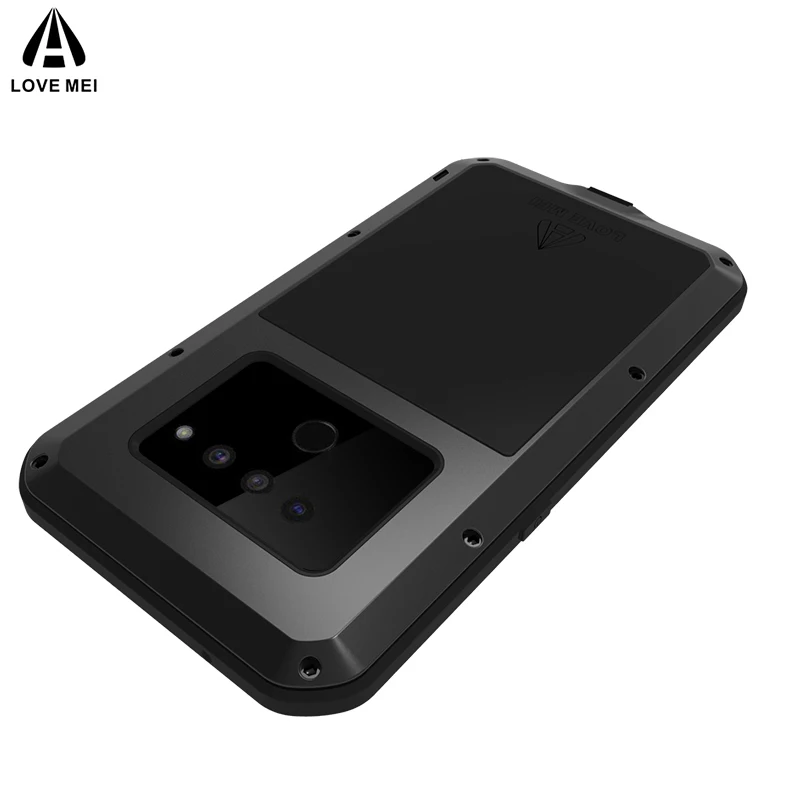 Металлический Чехол Love Mei для LG V40 V50 ThinQ противоударный чехол Armor на весь корпус
