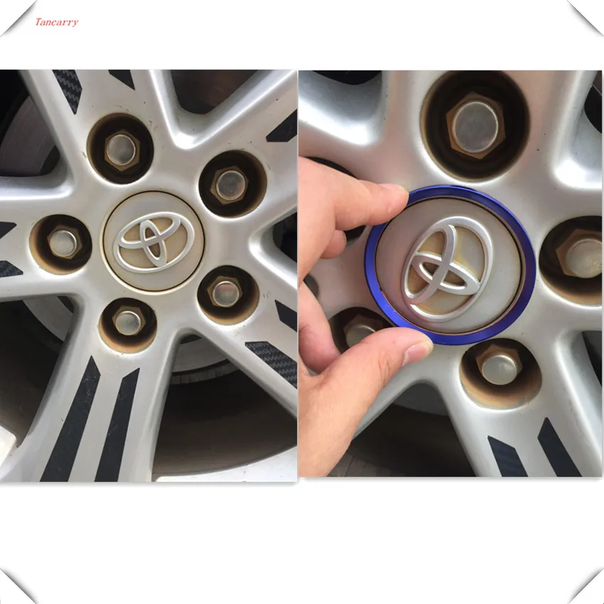 Автомобильный Стайлинг крышки ступицы декоративные круглые наклейки для Toyota Prime