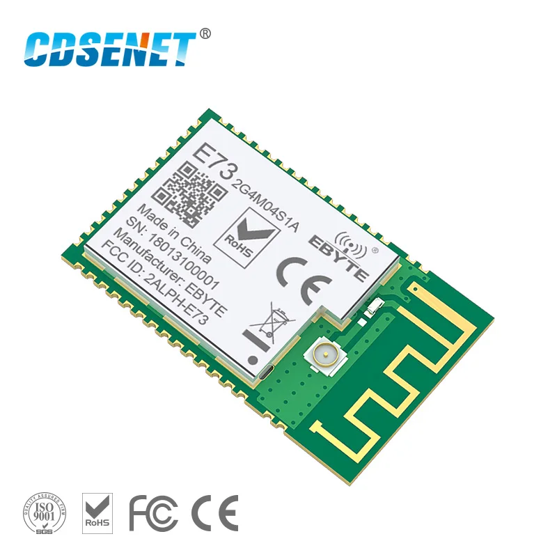 NRF52810 Bluetooth 5,0 модуль 2,4 приемник передатчика GHz CDSENET E73-2G4M04S1A ble 5,0 4dBm низкая Мощность трансивер
