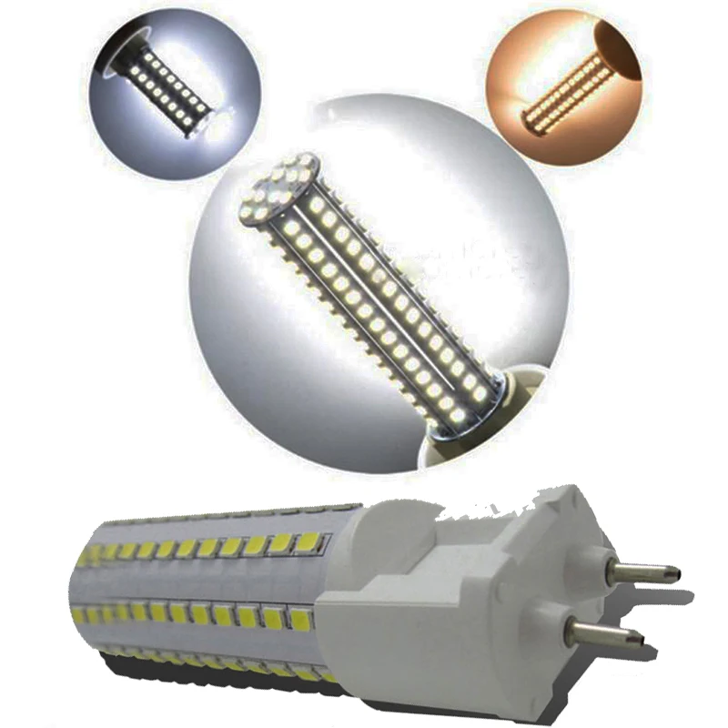 G12 SMD2835 108led 144led 15W 20W AC85V-265V светодиодные лампы Lampada Bombillas кукурузные огни ультра