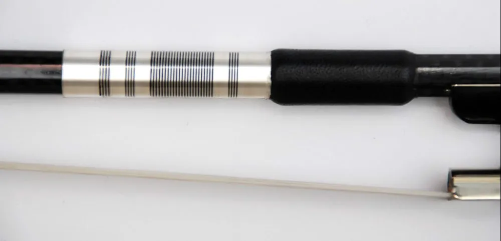 

Professional Viola Carbon Fiber Bow Silver Parts Black Color FPVA800#